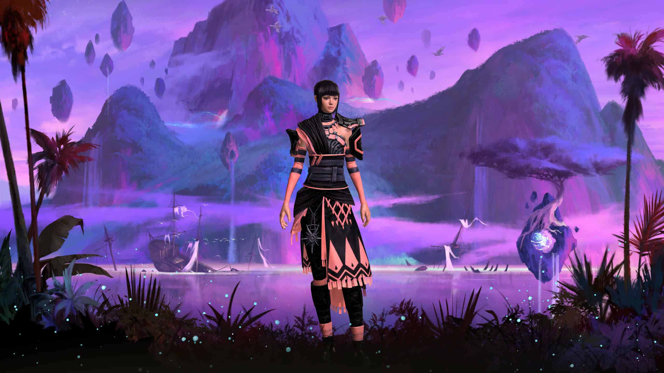 Screenshot von der Charakterübersicht aus Guild Wars 2.